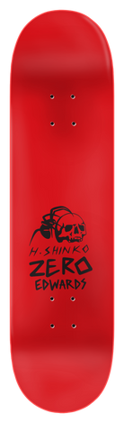 Zero x Han Shinko Skateboard Deck Forrest Edwards.png