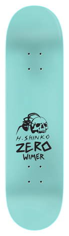 Zero x Han Shinko Skateboard Deck Chris Wimer 8.25_top.png