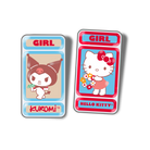 Girl Hello Kitty and Friends Kitty Kuromi Enamel Pin Set Multi.png