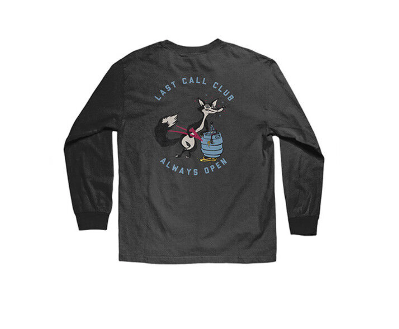Lakai Last Call LS Tee Black back print.png