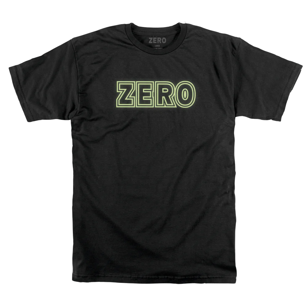 Zero Bold Glow in the Dark Tee Black – Metropolitan